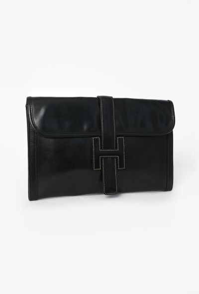 Hermès Vintage Box Jige Clutch - 2