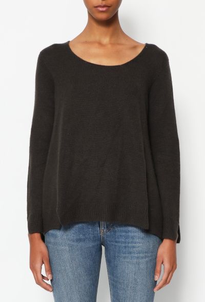                             Cashmere Trapeze Sweater - 1