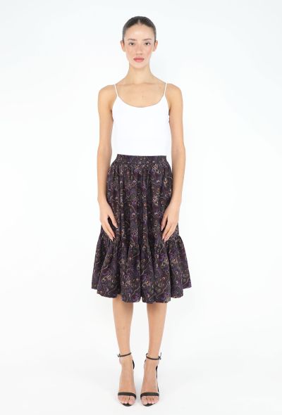 Saint Laurent RARE Fall 1976 Russian Paisley Skirt - 1