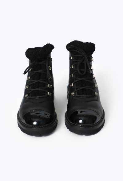 Chanel 2019 Iridescent Bouclé Cap-Toe Boots - 2