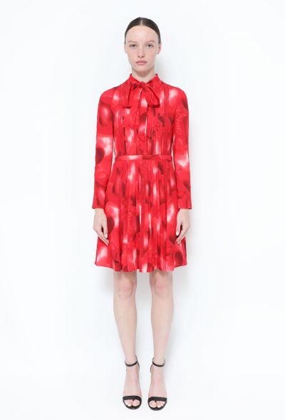 Valentino Pre-Fall 2015 Pleated Silk Dress - 1