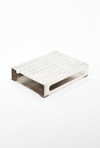 Dior 1979 Silver Plated Matchbox Case - 2 Dior 1979 Silver Plated Matchbox Case - 2