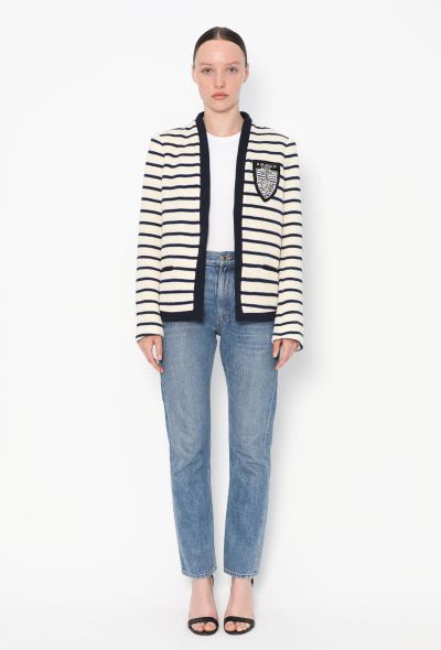 Balmain 2021 Marinière Collegiate Jacket - 2 Balmain 2021 Marinière Collegiate Jacket - 2