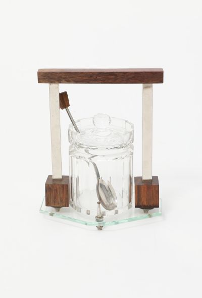 Vintage Objects & Decor Art Deco Glass Marmalade Pot - 1 Vintage Objects & Decor Art Deco Glass Marmalade Pot - 1