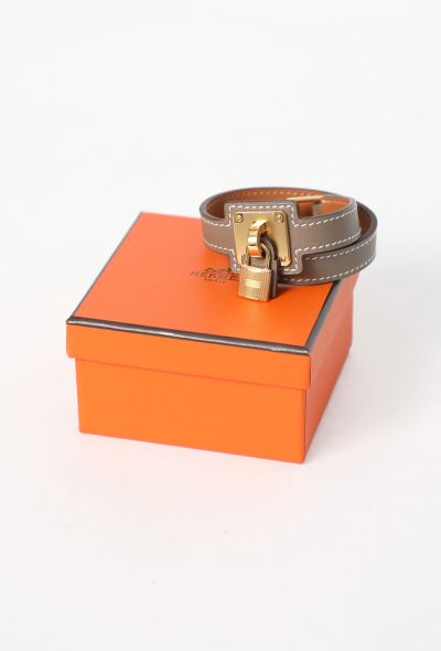 Hermès Taupe Epsom 'O'Kelly' Bracelet - 2