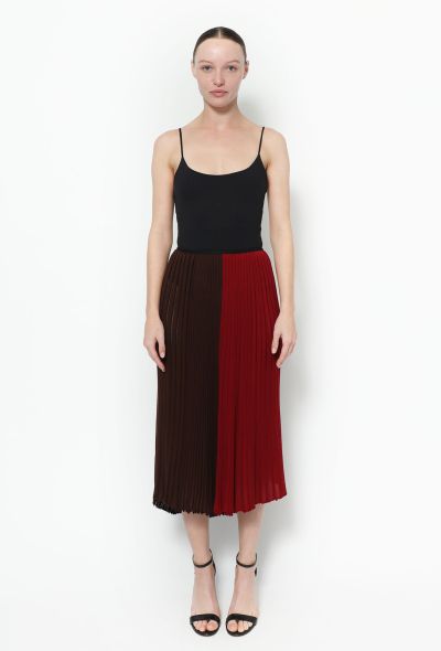                             Asymmetrical Pleated Skirt-1