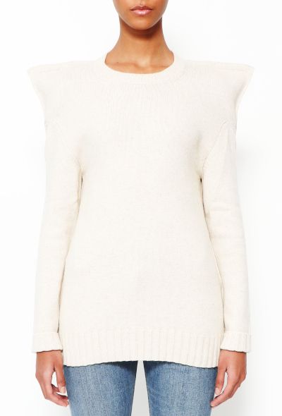                                         Squared Drop-Shoulder Sweater-1