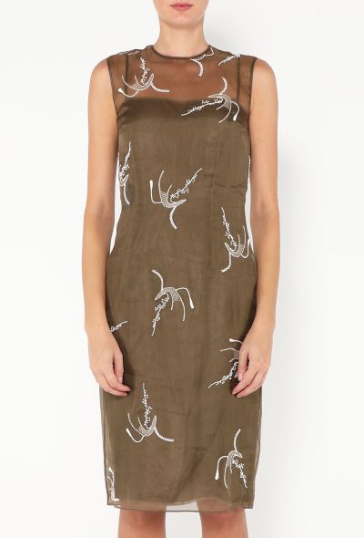 Prada 2024 Embroidered Organza Dress - 2 Prada 2024 Embroidered Organza Dress - 2