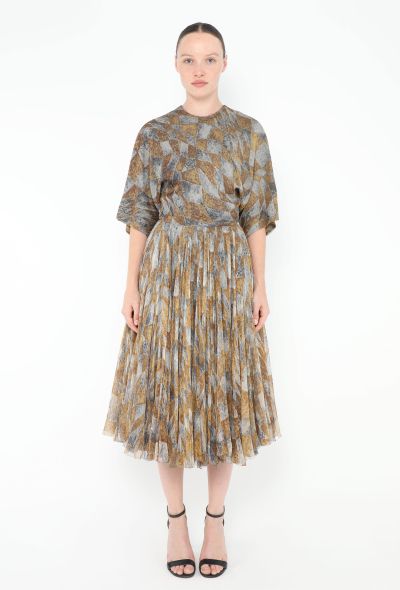 Galanos 1950s Layered Chiffon Dress - 1