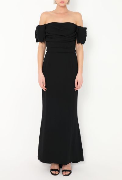Dolce & Gabbana Off-Shoulder Draped Gown - 2 Dolce & Gabbana Off-Shoulder Draped Gown - 2