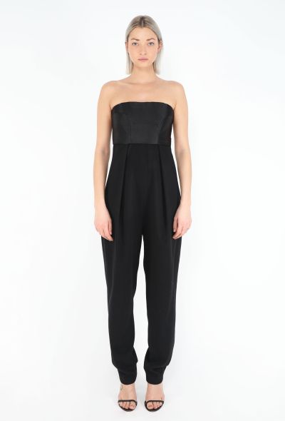 The Row F/W 2013 Cashmere Smoking Bustier Jumpsuit - 1