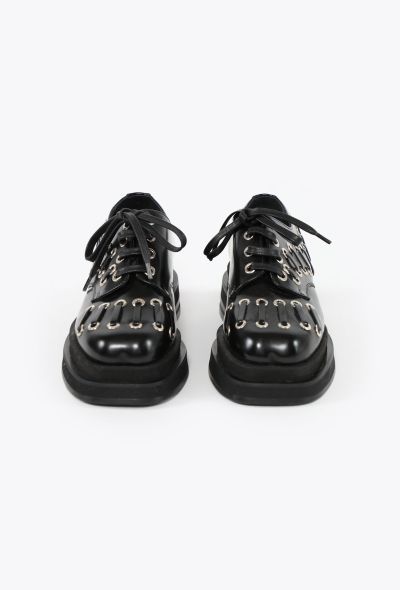 Simone Rocha Eyelet Platform Derbies - 2