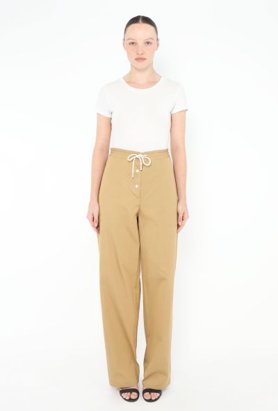 The Row F/W 2024 Poplin Bonnette Trousers - 1 The Row F/W 2024 Poplin Bonnette Trousers - 1