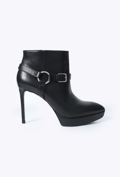 Saint Laurent 2013 Buckled Stiletto Boots - 1