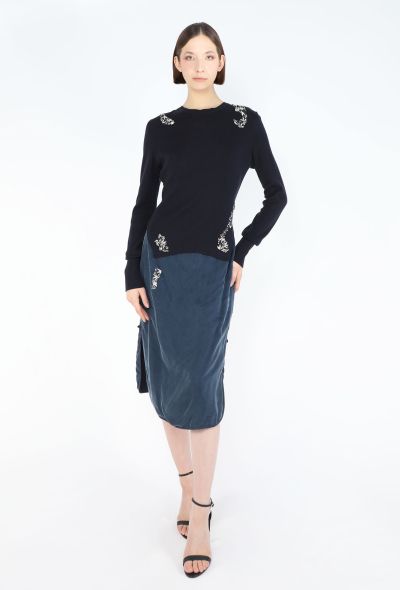 Altuzarra S/S 2014 Strass Trompe L'Œil Dress - 1