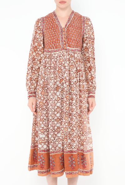 World Treasures Authentic Indian Block Print Dress - 2 World Treasures Authentic Indian Block Print Dress - 2