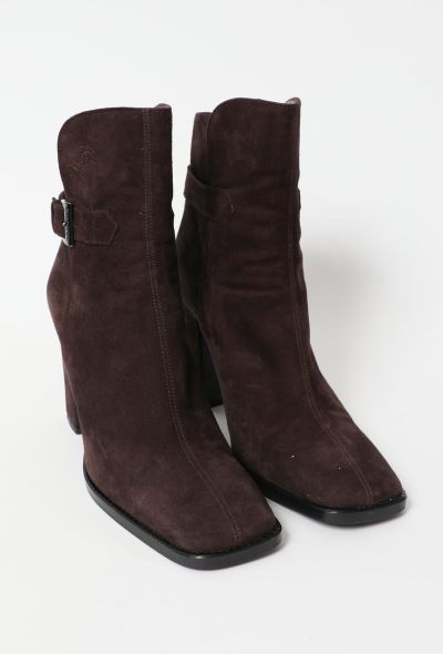                                         Buckled Suede &#039;CC&#039; Boots-2