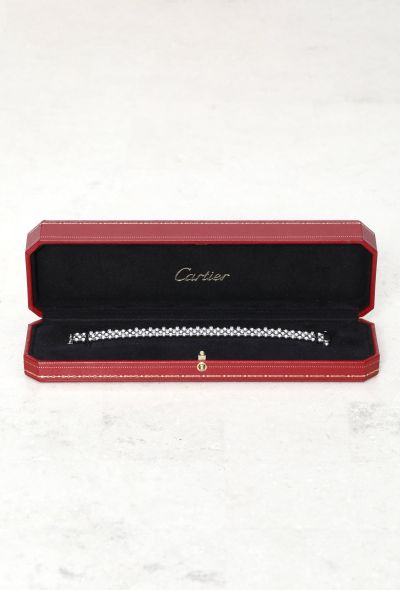 Cartier 18k White Gold & Perles of Diamonds Layered Bracelet - 2