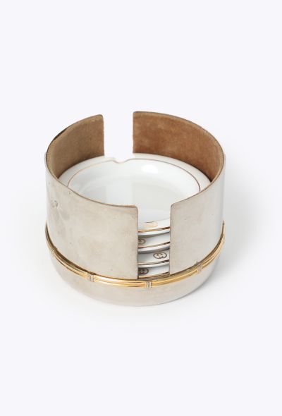 Gucci '70s Porcelain 4-piece Ashtray Set - 2