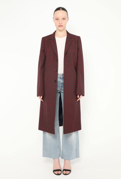Balenciaga Pre-Fall 2018 Tartan Coat - 1 Balenciaga Pre-Fall 2018 Tartan Coat - 1