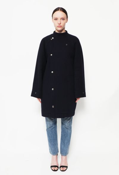 Chloé Marine Wool Coat - 1