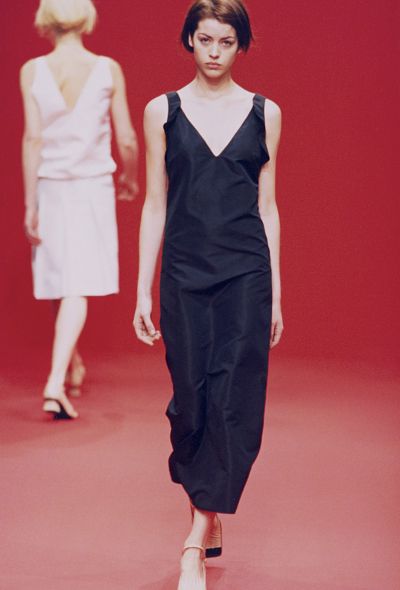 Miu Miu Ruffled Silk Maxi Dress, F/W 1998 - 2