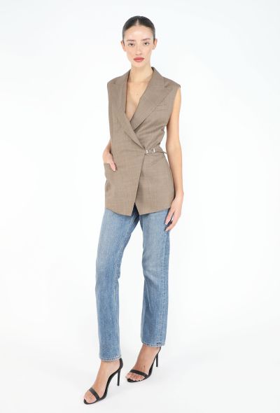 Hermès Notched Wrap Vest - 2