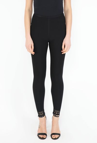 Alaïa 2016 Re-Edition '92 Laser-Cut Leggings - 2