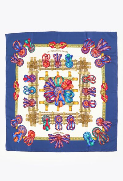 Hermès 1993 ‘Les Rubans du Cheval’ 90cm Silk Carré - 1