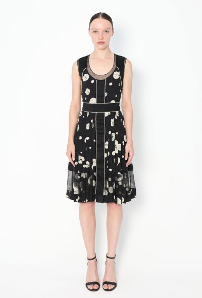 Balenciaga Patchwork Printed Crêpe Dress - 2 Balenciaga Patchwork Printed Crêpe Dress - 2