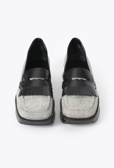 Prada S/S 1999 Platform Canvas Loafers - 1