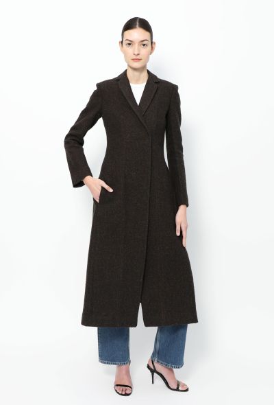 Céline F/W 2011 Flared Crombie Coat - 1 Céline F/W 2011 Flared Crombie Coat - 1