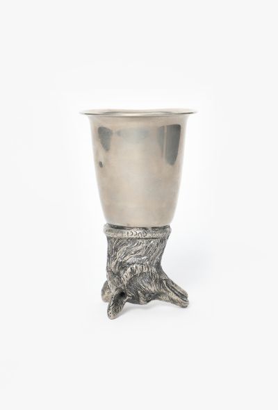 Gucci '70s Carved Fox Head Chalice - 2