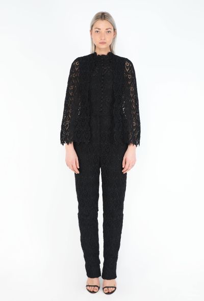 Valentino S/S 2013 Guipure Jumpsuit Ensemble - 1