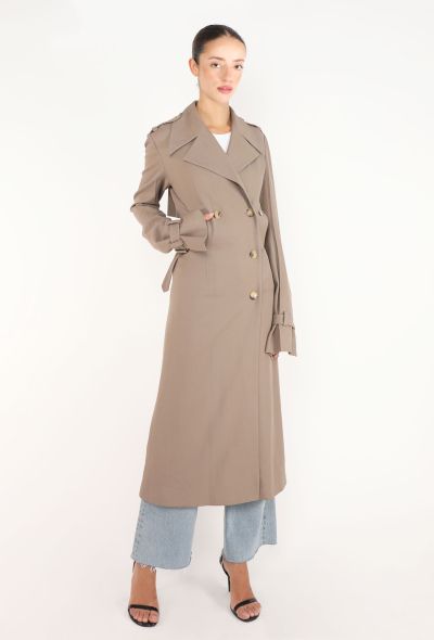 Céline Asymmetrical Belted-Back Trench, 2017 - 2