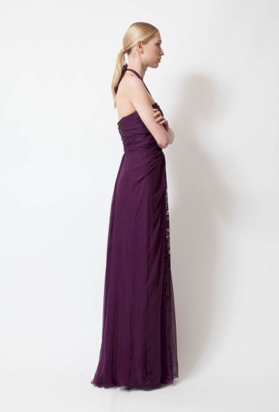 Exquisite Vintage Lace Trimmed Gown - 2