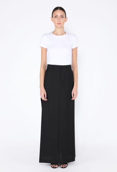 Maison Margiela 2014 High Slit Wool Skirt - 2