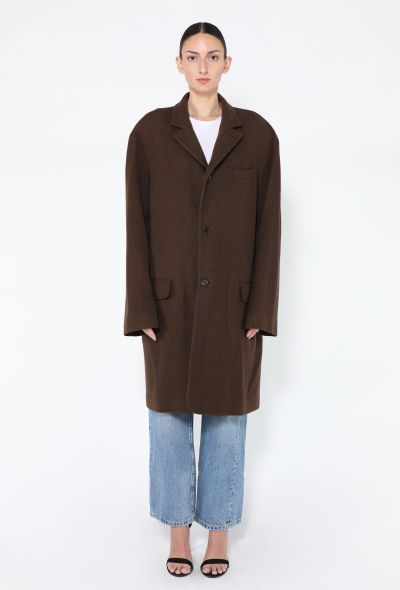 The Row 2022 Silk and Cashmere Tailored Coat - 1