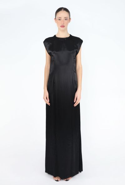 Maison Margiela 2002 Satin Sheath Maxi Dress - 1