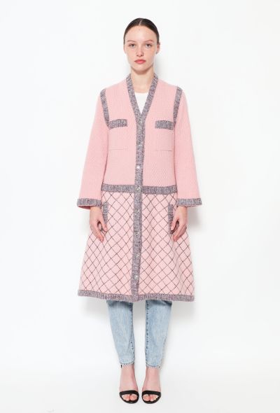                             F/W 2015 Cashmere Quilted Dress - 1