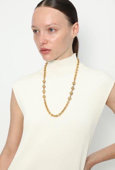 Chanel Vintage Chainlink Charm Sautoir - 2 Chanel Vintage Chainlink Charm Sautoir - 2