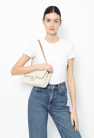 Chanel Tweed Medium Timeless Bag - 2