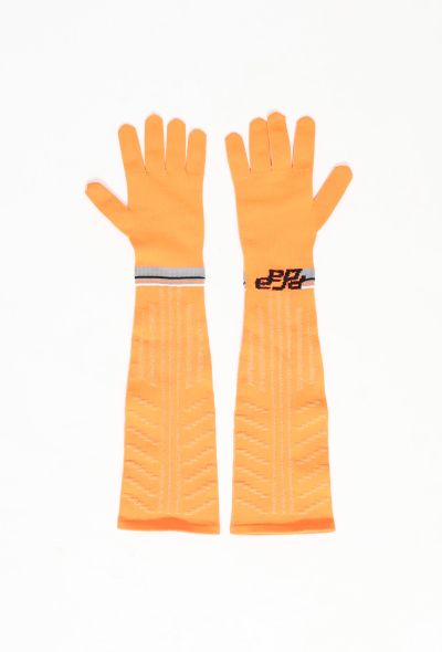                             F/W 2018 Neon Sci-Fi Knit Gloves - 1