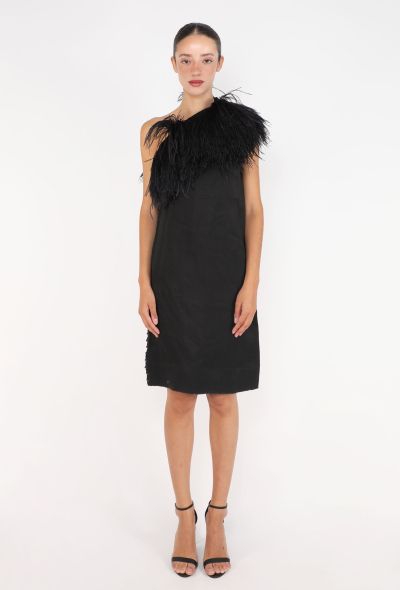 Lanvin Ostrich Feather Eyelet Dress, S/S 2008 - 1