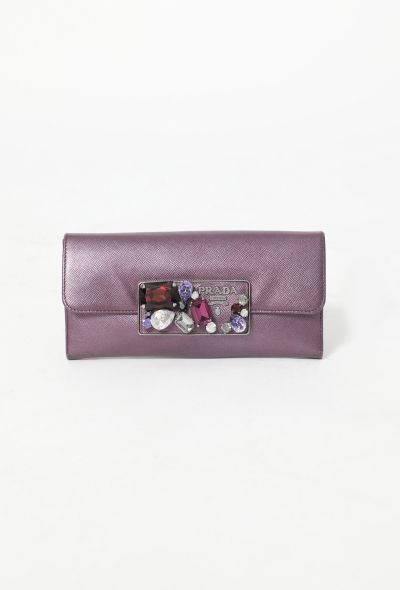 Prada Saffiano Continental Wallet - 1 Prada Saffiano Continental Wallet - 1