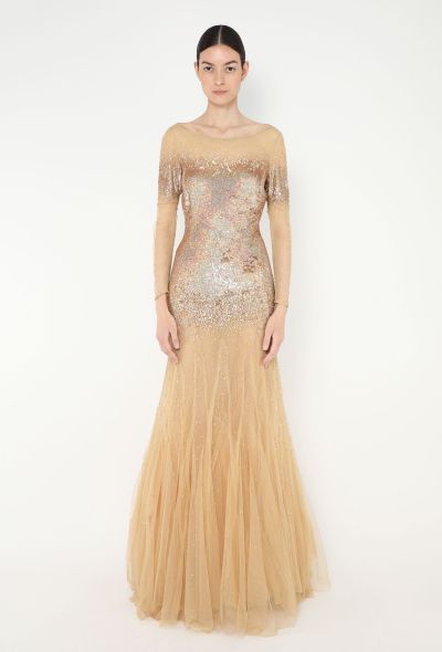 '90s Gradient Sequin Tulle Gown - 1 '90s Gradient Sequin Tulle Gown - 1