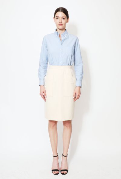 Saint Laurent ‘70s Diagonal Twill Skirt - 1