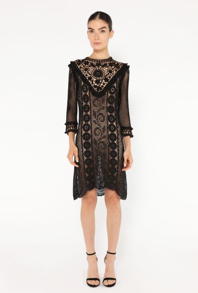 Crochet Empire Tunic Dress - 1