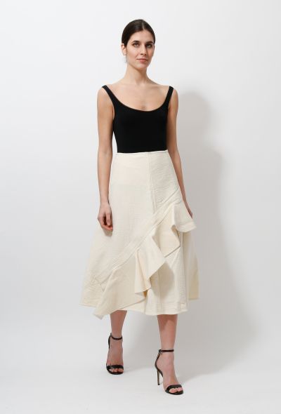                             Ruffled Wool Skirt - 2