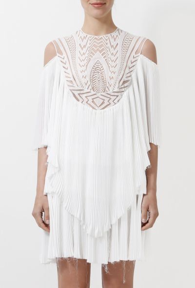 Givenchy S/S 2010 Pleated Lace Dress - 2 Givenchy S/S 2010 Pleated Lace Dress - 2